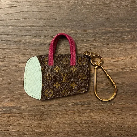 ❌SOLD❌ Louis Vuitton Monogram Porte Cles BB Speedy Key Ring Bag Charm - Picture 4 of 6